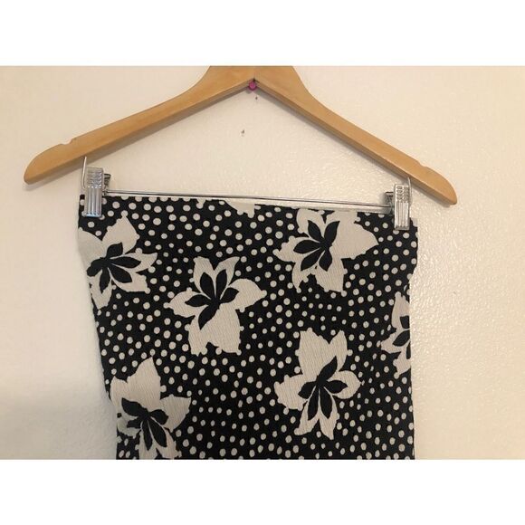 Brand New Anthropologie Porridge Ruched Knit Black & White Mini Skirt Medium - Picture 9 of 13